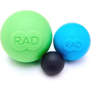 Rounds – 3 Density Yoga Massage Ball Set for Deep Tissue Myofascial Release – Therapy Balls for Feet, Back, Neck, Jaw & Forearms – Trigger Point & Mobility Therapy (3-Pack)