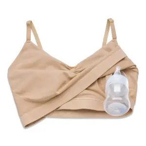 Boobie Nursing Bra Hands-Free Pumping Wireless S/M Womens Adaptive and Bralette