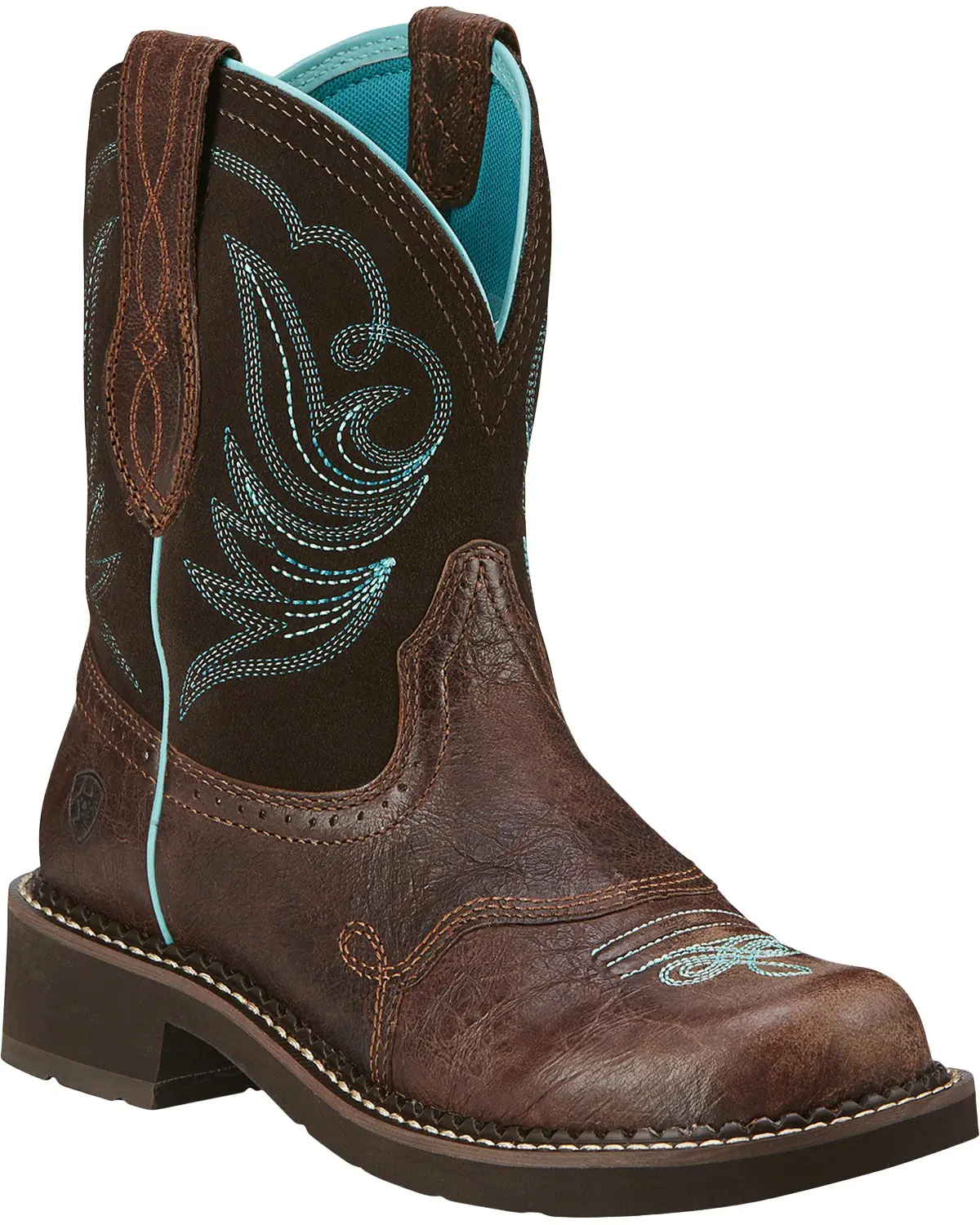 Ariat Women's Women'S Fat Heritage Dapper Western Boot Round Toe - 10016238 Ariat Women's Women'S Fat Heritage Dapper Western Boot Round Toe - 10016238