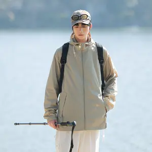 Unisex Lightweight Sun Protection Hooded Jacket, Men & Women Casual Windbreaker, Quick Dry UV Protection Packable Coat for Summer Outdoor Streetwear