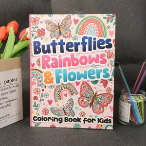 Magical Butterflies & Rainbows Coloring Book for Kids: Vibrant Designs of Butterflies, Rainbows & Flowers for Girls – Bold Lines, Cute Characters & Sparkly Scenes to Spark Creativity and Make Coloring Extra Fun