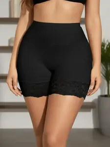 Women's High Waist Ice Silk Comfort Curve Shorts, All-Day Wear Smooth Breathable Fashion Design, Suitable for Active Lifestyle, Soft Stretch Shorts