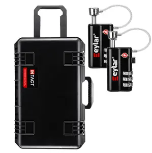 Eylar Combo 22 Inch Intact Premium Series Hard Rolling Carry-On Travel Hard Case With TSA (Lock 2 Pack) for Equipment, Tools & Cameras, Lightweight and Durable Design with Foam