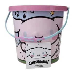 PINK Easter Bucket, Beach Pail -plastic with Handle! Super Cute  very spacious size 8.13” X 7.25”