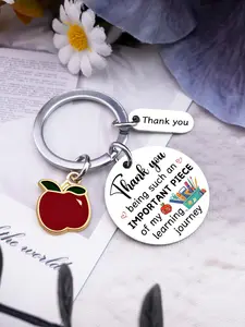 Teacher Appreciation Gift, Best Teacher Keychain, Keychain Charm, Unique Birthday, Thanksgiving, Christmas Gift, Perfect for Women, Year-End Special Present