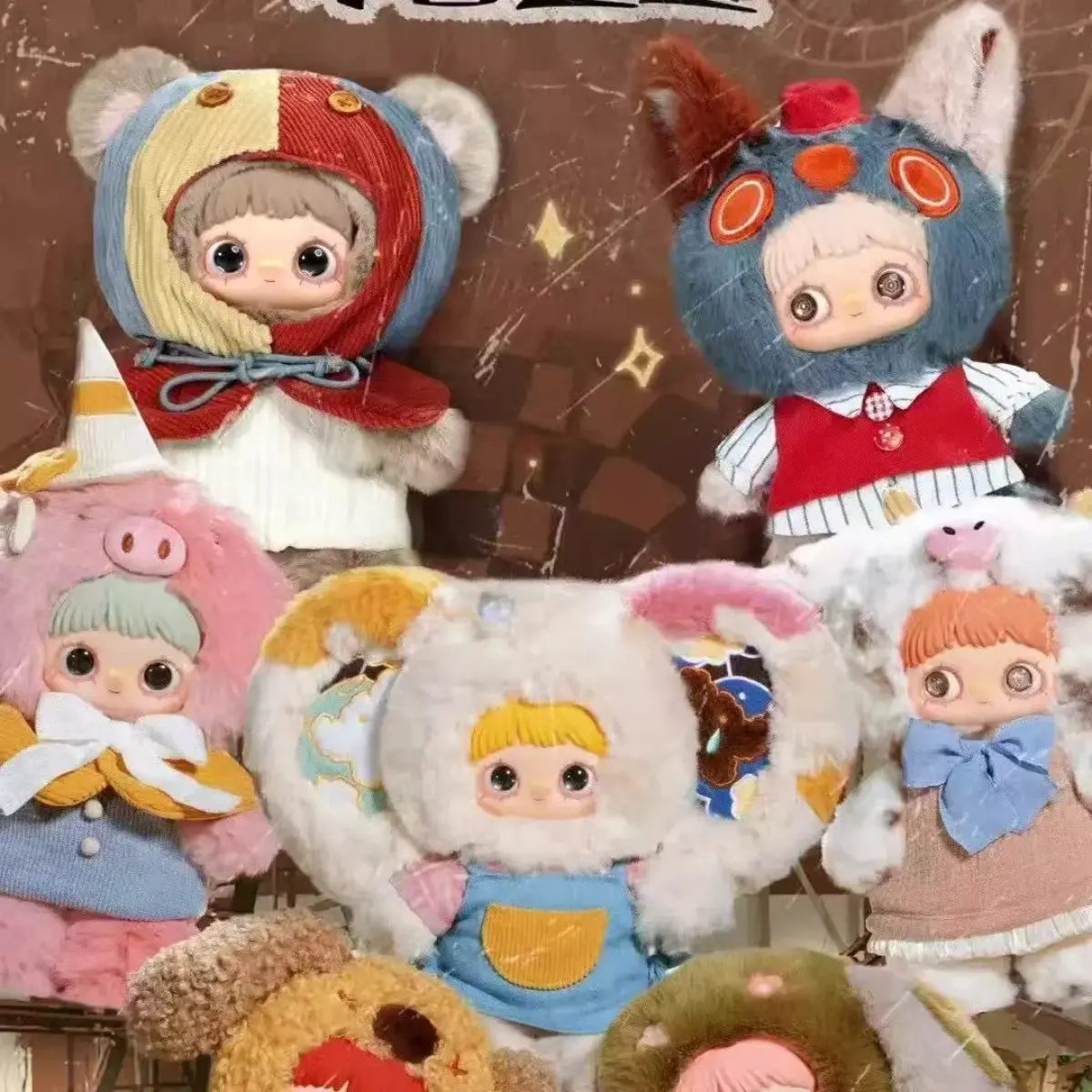 MayMei Amusement Park Ruins 400% Blind Box Plush Doll Trendy Toy Doll Girl Birthday Gift
