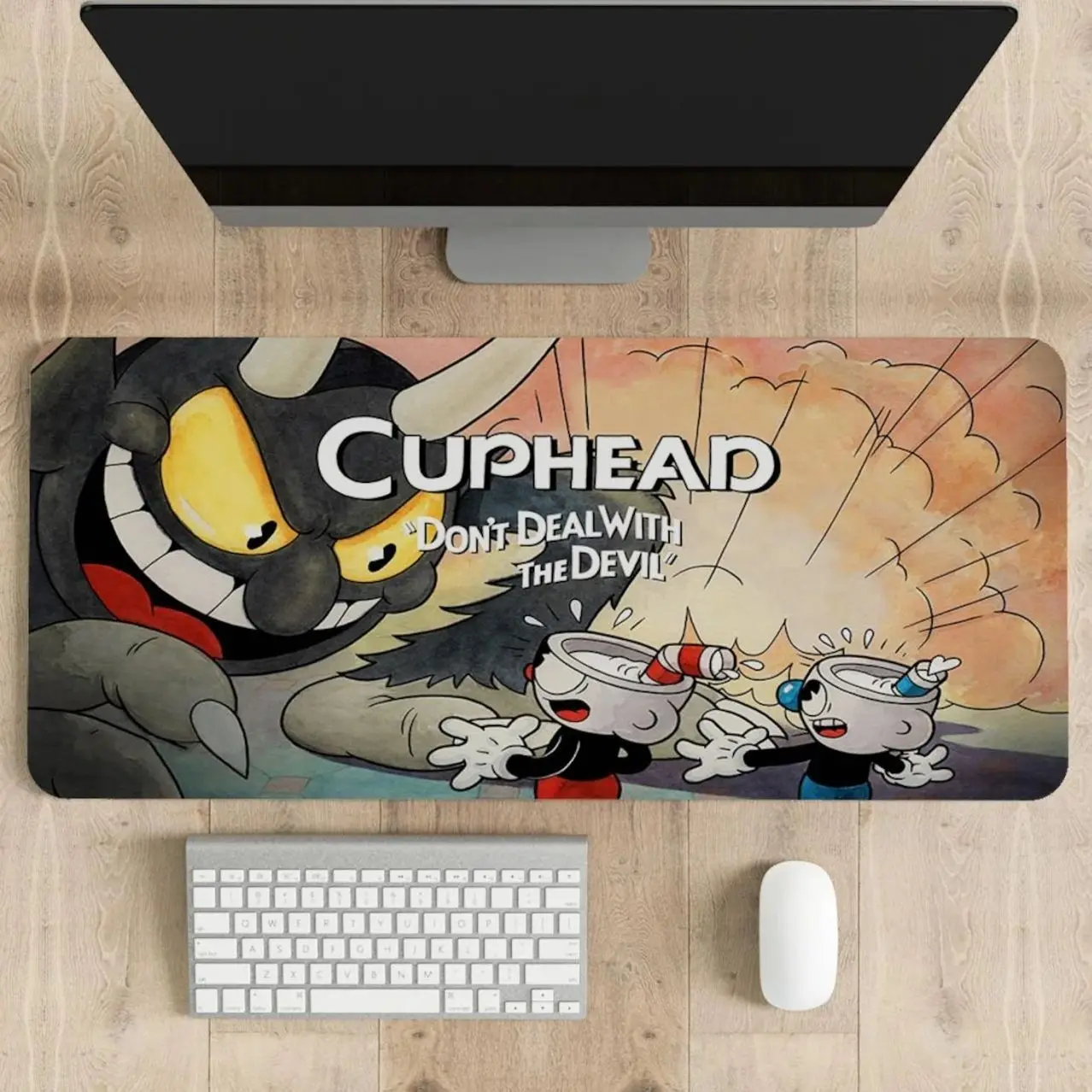Cuphead Gaming Mouse Pad: Personalized Printing