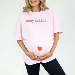 Comfort Colors®Body Builder Pregnancy Shirt Funny Maternity Tee Pregnancy Reveal Shirt Pregnancy Announcement Shirt Mommy To Be Shirt