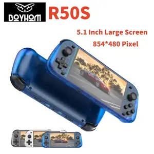 R50S Retro Handheld Console Rechargeable Game Console Classic Game 5.1 inch HD IPS Screen Portable Video Player  4200mAh battery