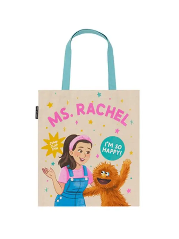 Ms. Rachel and Herbie Casual Basic English Flat Tote Bag - 11" Strap, Out of Print Edition (Books, Humanities & Social Sciences, Career & Self-Help Category)