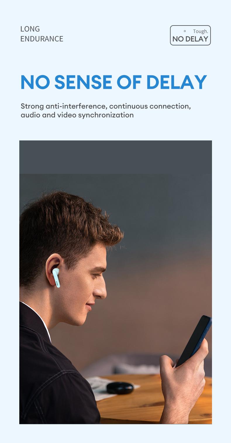 HYUNDAI T17 In-Ear Wireless Headphones with Bluetooth 5.3, Anti-Leakage Shell, Low Latency, Lightweight & Comfortable Fit, Wireless Earbuds for Music & Calls, Compatible with Android & iOS