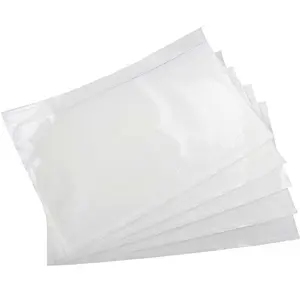 SJPACK 7.5'' x 5.5'' Packing List Pouches, Shipping Label Envelopes Clear Adhesive Top Loading Packing List - 100 Packs Seal Protected Visibility Address