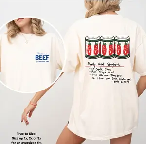 The Bear Shirts The Original Beef of Chicagoland Shirt Family Meal Spaghetti
