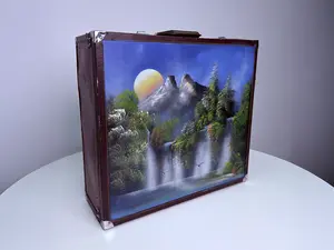 Two-Sided Spray Painted König Suitcase - *Ultra Rare Piece*