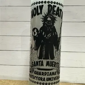 Holy Death Santa Muerte None Fixed Candle - Guardian Protectora Universa Spiritual Ritual Candle