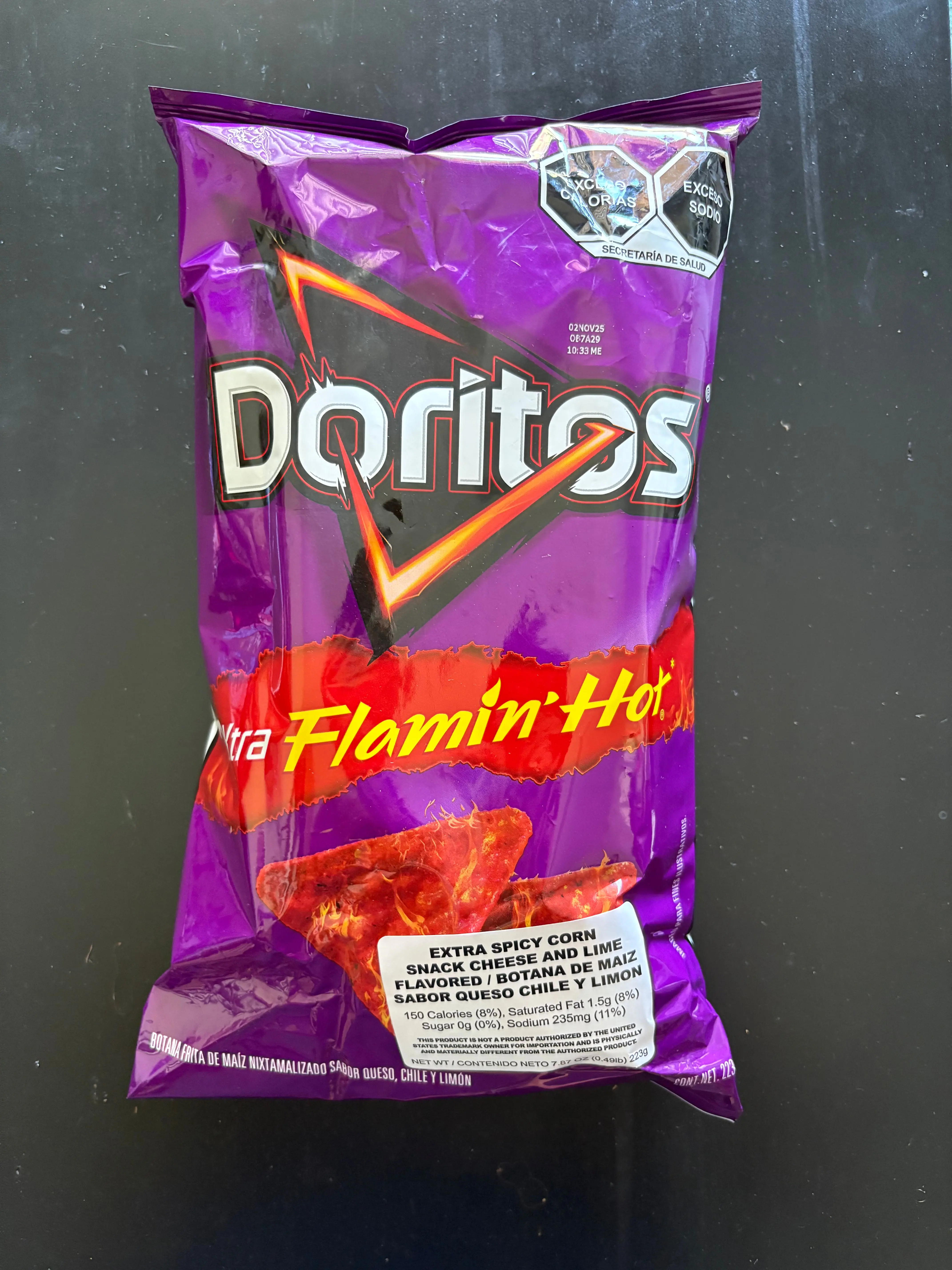 Doritos Xtra Flamin’ Hot Tortilla Chips Doritos Xtra Flamin’ Hot Tortilla Chips