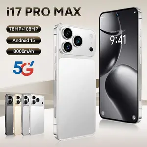 2026A17 PRO MAX Unlocked 5G Android Phone 12+512GB 8000mAh OTG Facial Unlocking