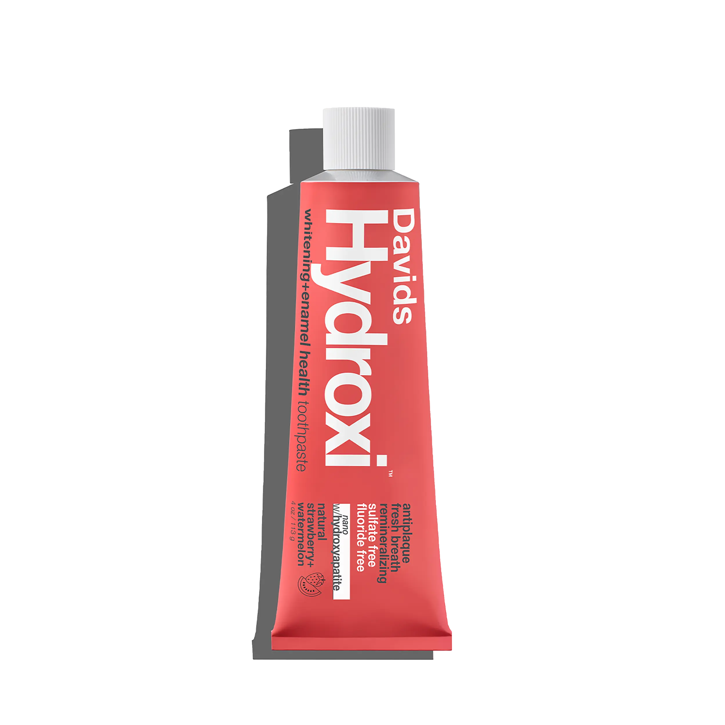Davids Hydroxi whitening + enamel health, nano-hydroxyapatite toothpaste, kids + adults / strawberry watermelon