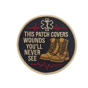 4” embroidered patch was made for medics who carry more than gear,  the ones who’ve seen too much, said too little, and kept showing up anyway. Medical Cover Wounds