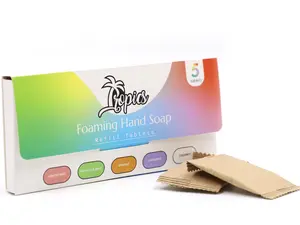 Tropics Foaming Soap Tablets Hand Soap Refill Pack 5-10 Pack Multi Scent Effortless Friendly Light