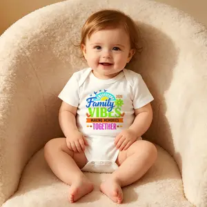 Baby girl romper pure cotton minimalist graphic detail casual summer bodysuit