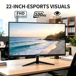 Gawfolk 22" FHD Computer Monitor - 1920x1080P Resolution, 100Hz Refresh Rate, HDMI Port, Ultra-Narrow Bezel, 95% sRGB Color Gamut, 3000:1 Contrast Ratio, for Home Office, Entertainment