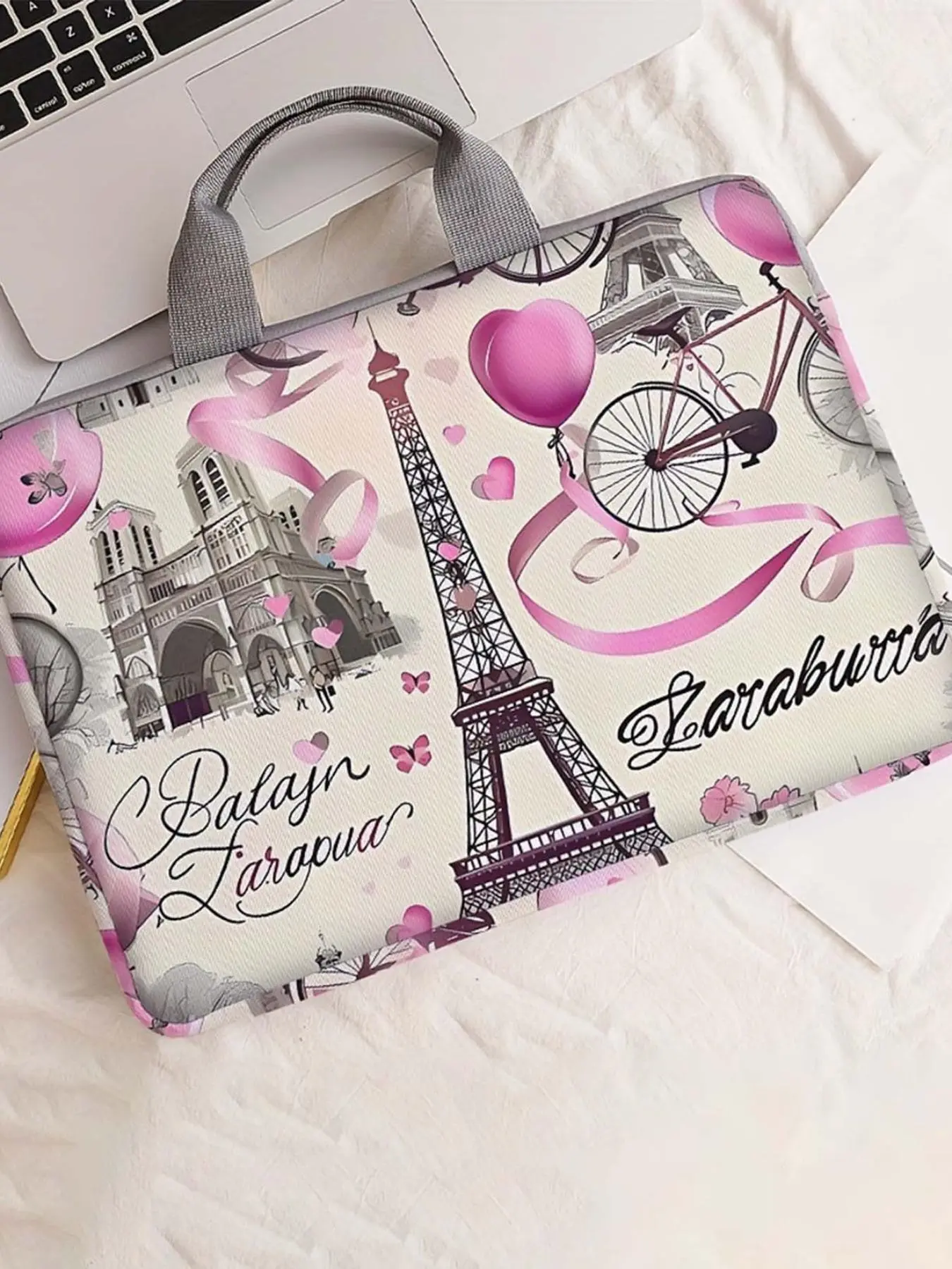 Architectural Pattern Laptop Bag, Soft Laptop Case, Zippered Laptop Storage Bag, Laptop Case, Tablet Case, Laptop Bag for Women & Men, Laptop Casing, Laptop Cover, Computer Covers, Laptop Accessories, Computer Bags