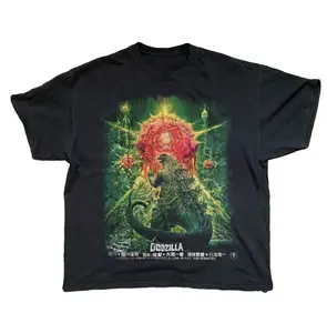 GODZILLA VS BIOLANTE 1989 T-Shirt Unisex Casual Merch Movie Shirt with Gothic Grunge Design, Y2K Style for Vacation Outfits