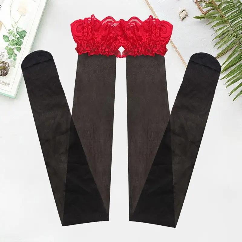 Black with red piping