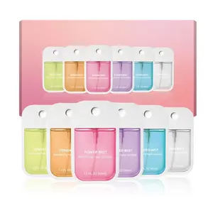 Lavender & Lemon Hand Sanitizer Spray, 1set(6 Bottles) Alcohol-free Moisturizing Hand Sanitizer Mist, Hydrating Hand Sanitizer Spray for Women