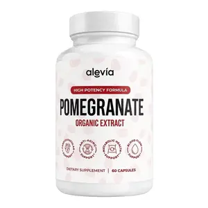 Alevia Pomegranate Capsules 60ct Organic Extract Antioxidant