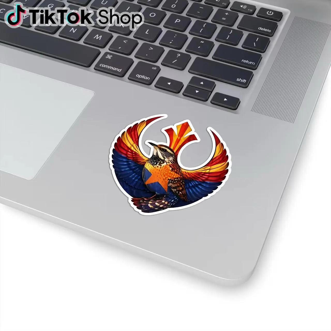 Arizona  State Sticker , Eagle Phoenix Art Sticker – Waterproof Laptop & MacBook Decal, Vibrant Eagle Bird Decal