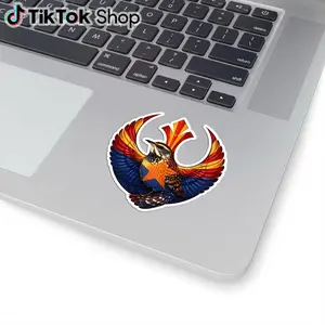Arizona  State Sticker , Eagle Phoenix Art Sticker – Waterproof Laptop & MacBook Decal, Vibrant Eagle Bird Decal