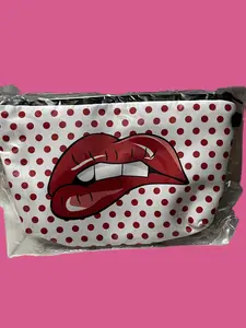 Red Lips Makeup Bag