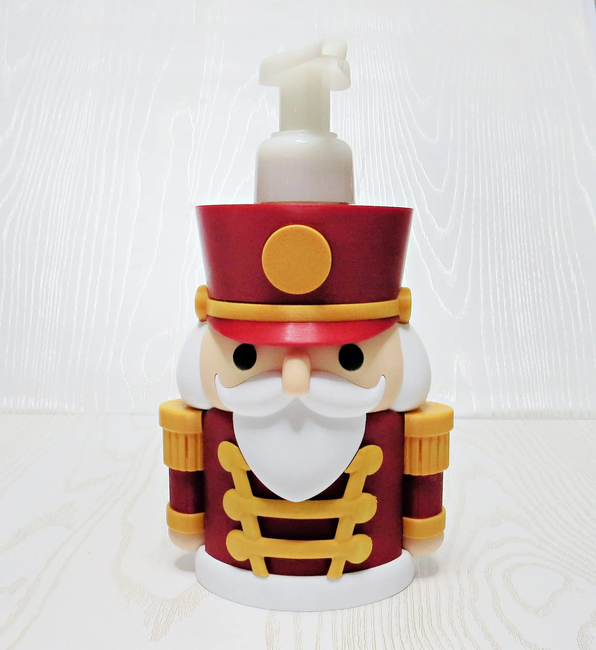 Nutcracker Foaming Soap Holder – Christmas Sink Decor