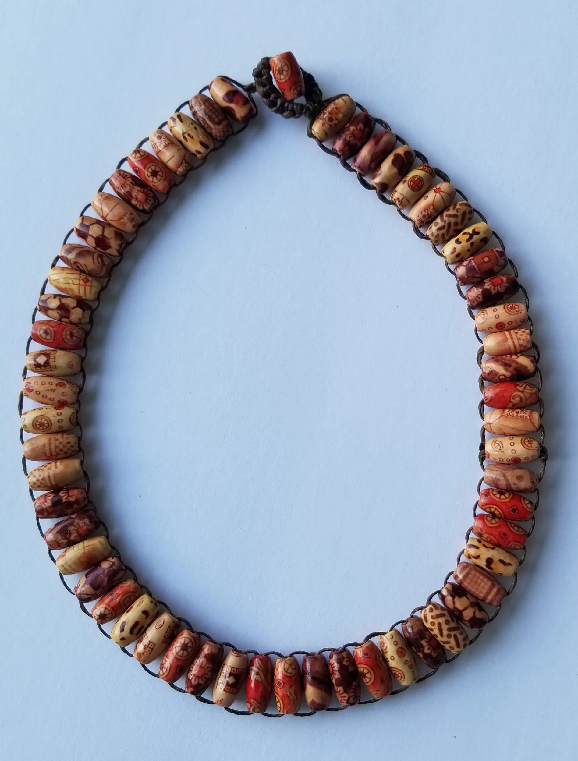 Wooden Bead Choker Necklace,"Crafted in Thailand, Worn Everywhere: Handmade Wooden Necklaces with Exquisite Bead work!"