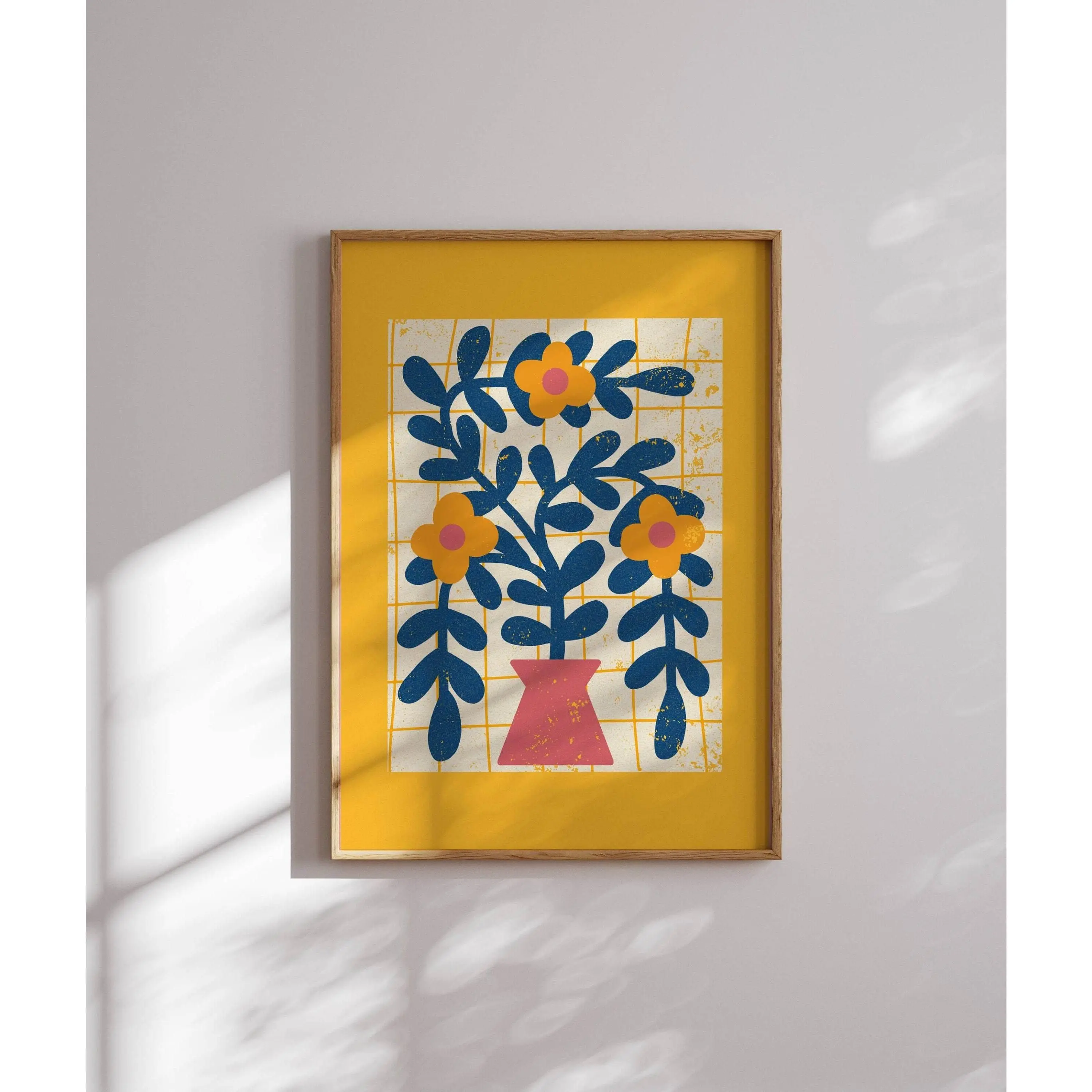 [40% OFF] [UNFRAMED]     Groovy 70s Flower Poster, Matisse Art Print, 70s Floral Artwork, Funky Wall Art, Colorful Art, 70s Decor, Mid Century Modern Wall Art
