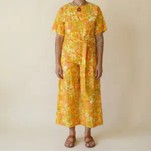 70s flower-power jumpsuit