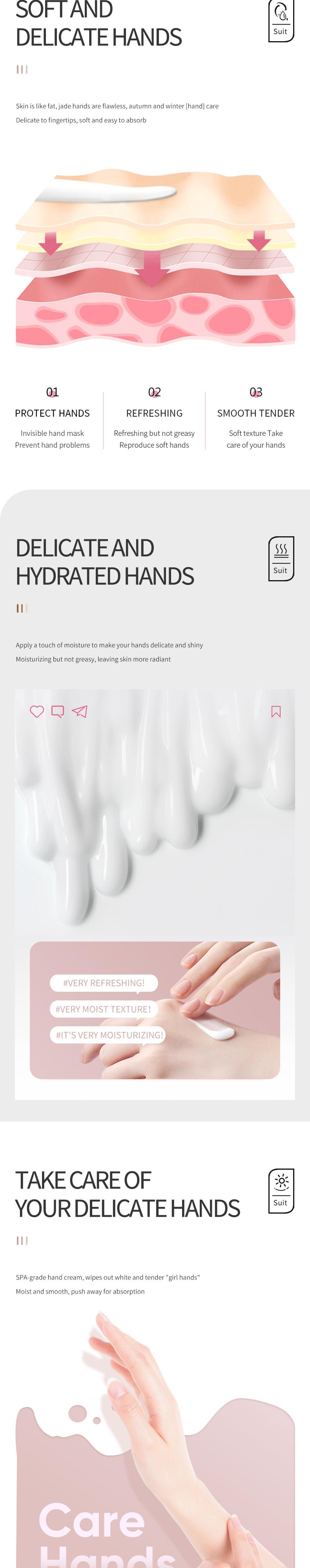 5 Pcs Hand Cream Set | Moisturizing & Nourishing | Plant Extract Hand Lotion for Dry Rough Hands | Non-Greasy & Travel Friendly