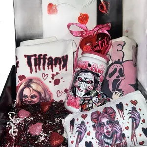 Girly Horror filled Box - Choose Your Side T-Shirt and Get a 20oz Tumbler, Glass, Plastic, or Frosted Drinkware - Bottles, Gifts, Cup, Mugs