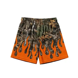 Baller Lifestyle | Flame Youth Baseball Shorts – 5" Premium Athletic Shorts for Youth & Adults | Lightweight Breathable Summer Sports Shorts | Baseball Training, Gym & Everyday Activewear