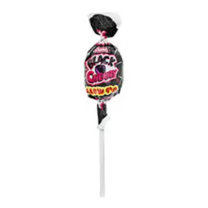 24x Charms Black Cherry Blow Pop - Bubble Gum Filled Lollipops Sucker Candy Snack Treats Sweet Chewy Hard Confectionery Halloween Goodie Bags Party Favors Pinata Filler Fun Bulk Bundle Lot Wholesale Multi Pack Each 0.65oz 24ct