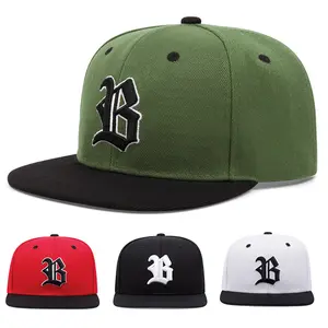 Letter B Embroidery cap men woman Hip Hop Snapback cap fashion sun visor Baseball cap