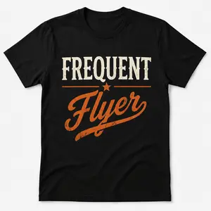 Frequent Flyer Witch T-Shirt, Funny Halloween Tee.