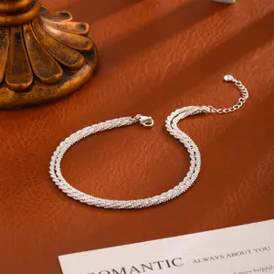 Mideeo Ankle Bracelets Set for Women Gold/Silver Shiny Boho Beach Anklet Chain Adjustable Foot Jewelry for Women Summer Beach