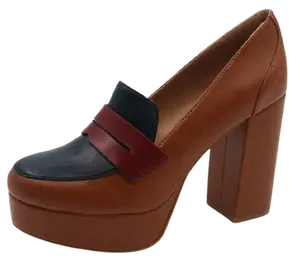 Sophisticated Penny Platforms Women's High Heeled Shoes with Classic Design and Stylish Strap