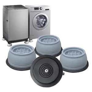 4 Pack Anti-Vibration Washing Machine Pads, Durable Non-Slip Shock Absorbing Feet for Washer & Dryer, Stability and Noise Reduction Accessories