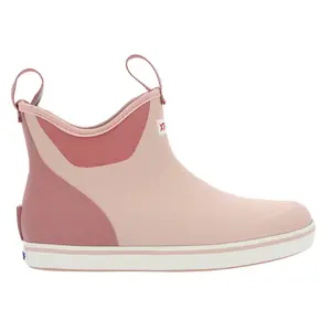 Xtratuf Womens Ankle Deck Round Toe Pull On Casual Boots Ankle - Pink