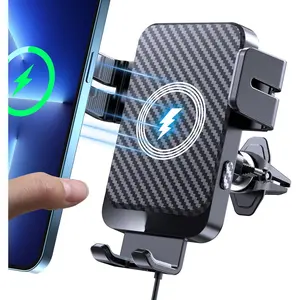 Charger,  15W Fast  Auto-Clamping  Charger Phone Mount Air Vent Cell Phone Holder Compatible  16/15/14/13/13 Pro/12 pro/12/11,  Galaxy S23/S22/S21/S20, etc