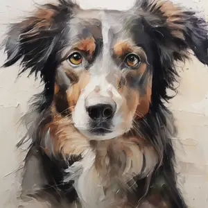 Custom Pet Portrait| Mix of Oil Painting & Watercolor Style | Digital | Dog Cat Portrait from Photo| Personalized| Memorial|Father's Day